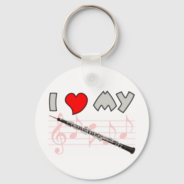 Oboe Love Key Ring (Front)