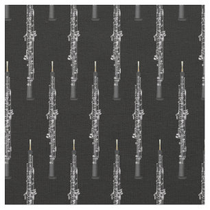 Oboe Music Musician Room Decor Fabric