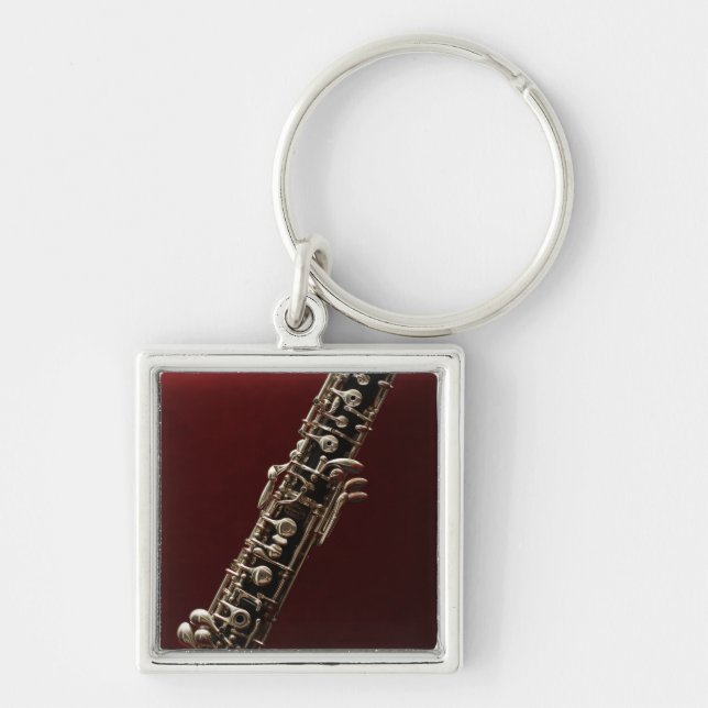 Oboe musical instrument key ring (Front)