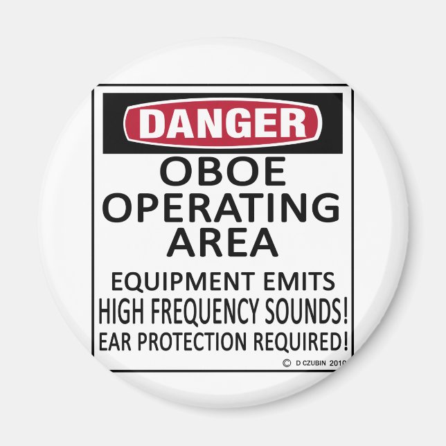 Oboe Operating Area Magnet (Front)