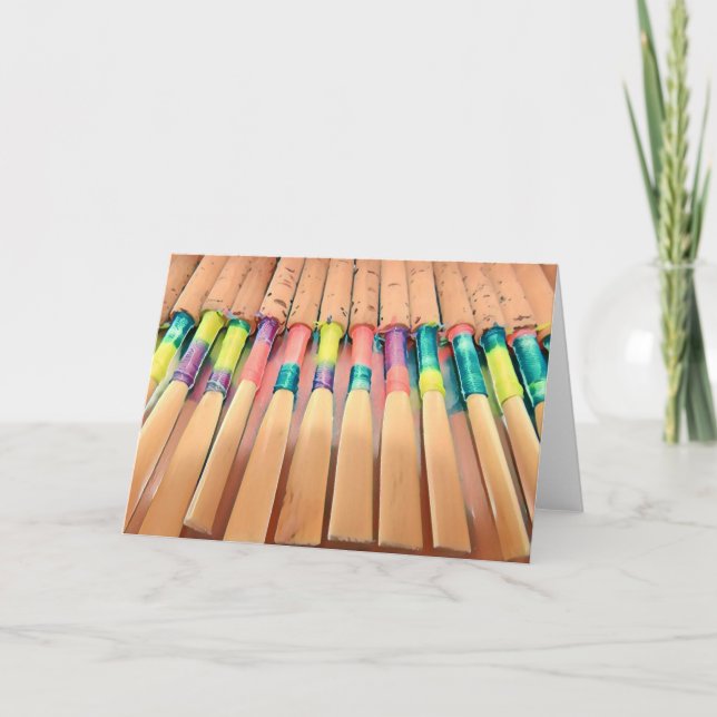 Oboe Reed Blank Card (Front)