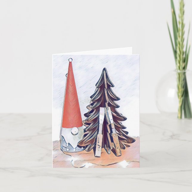 Oboe Reed Christmas Card (Front)