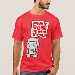 OBOT Toy Robot May the Chibi Be With You T-Shirt