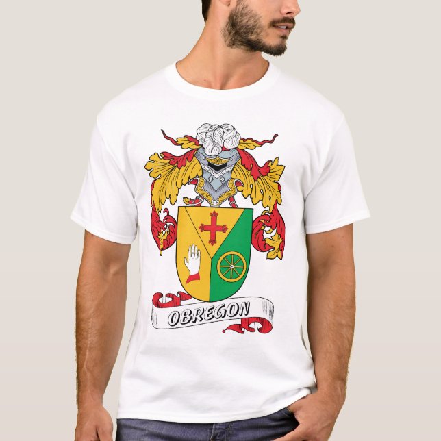 Obregon Family Crest T-Shirt (Front)
