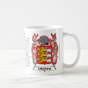 Obrien Family Coat of Arms Mug