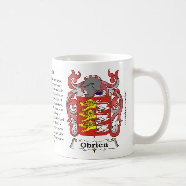 Obrien Family Coat of Arms Mug (Right)