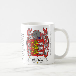 Obrien Family Coat of Arms on a mug