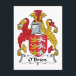 O'Brien Family Crest Postcard<br><div class="desc"></div>