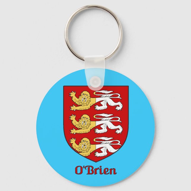 O'Brien Family Shield Keychain (Front)