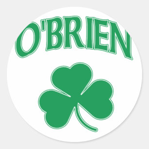 O'Brien Irish Classic Round Sticker