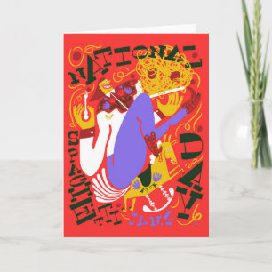 Obscure Holidays National Spaghetti Day January Card