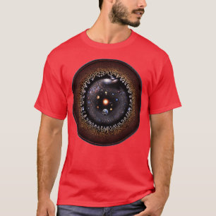 Observable Universe Logarithmic Illustration 2019  T-Shirt