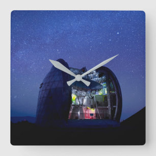 Observatory Cal Tech Submilimeter Hawaii Square Wall Clock