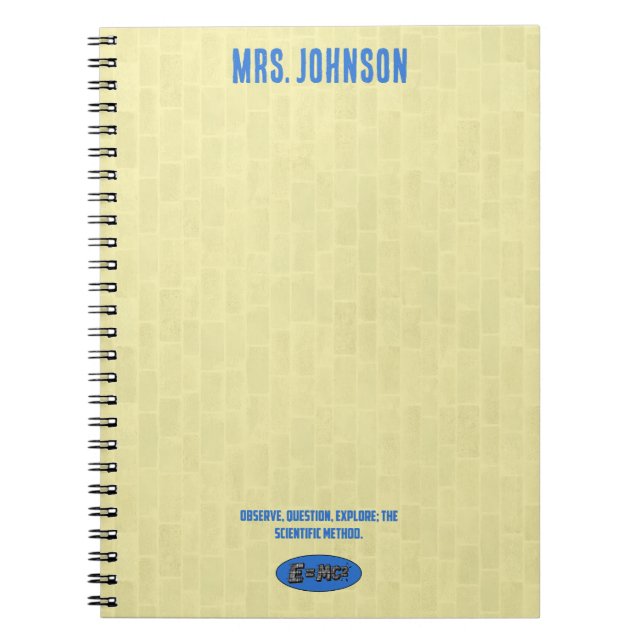 Observe Question Explore: The Scientific Method Notebook (Front)