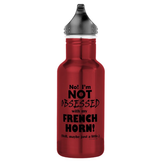 Obsessed French Horn 532 Ml Water Bottle (Right)