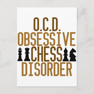 Obsessed with Chess Postcard