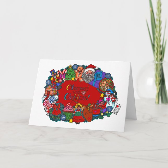 Obsessed with Christmas Card (Front)