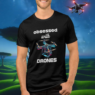 Obsessed with Drones Tri-Blend Shirt