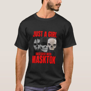Obsessed with masktok booktok reading books romanc T-Shirt