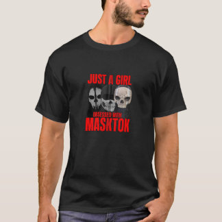 Obsessed with masktok booktok reading books romanc T-Shirt