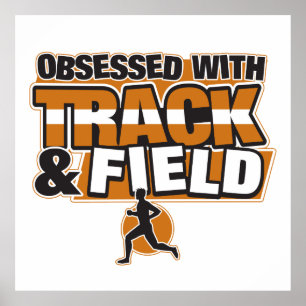 Obsessed With Track and Field Poster