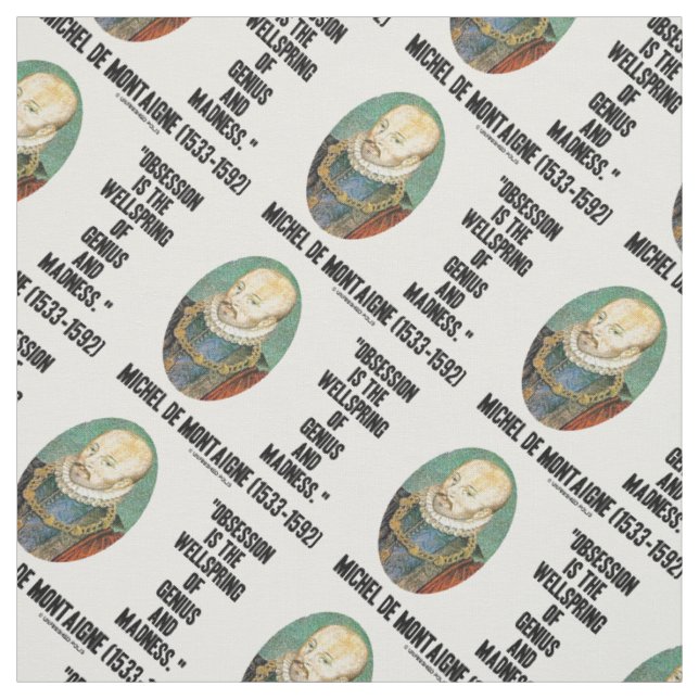 Obsession Wellspring Genius Madness de Montaigne Fabric (Swatch)