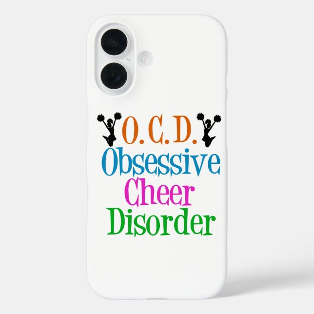 Obsessive Cheer Disorder Case-Mate iPhone Case (Back)