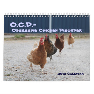 Obsessive Chicken Disorder Calendar