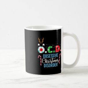 Obsessive Christmas Disorder! Reindeer Antlers Gif Coffee Mug
