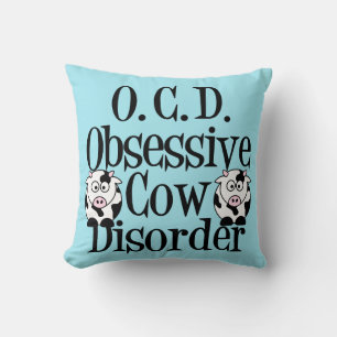 Obsessive Cow Disorder Cushion