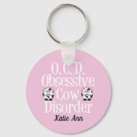 Obsessive Cow Disorder Cute Pink
