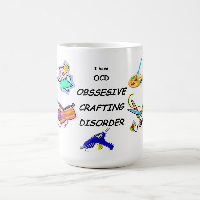 Obsessive Crafting Disorder Coffee Mug (Center)
