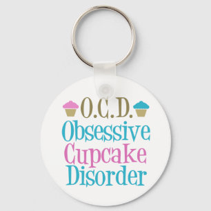 Obsessive Cupcake Disorder Key Ring