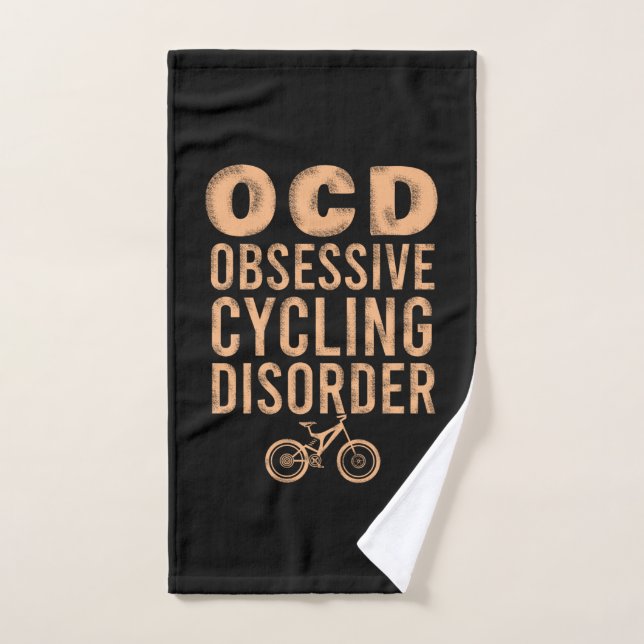 Obsessive cycling disorder hand towel (Hand Towel)