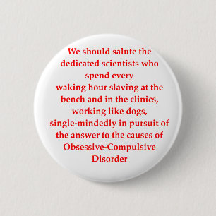 obsessive jok 6 cm round badge