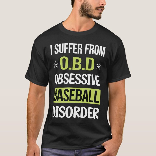 Obsessive Love Baseball T-Shirt (Front)