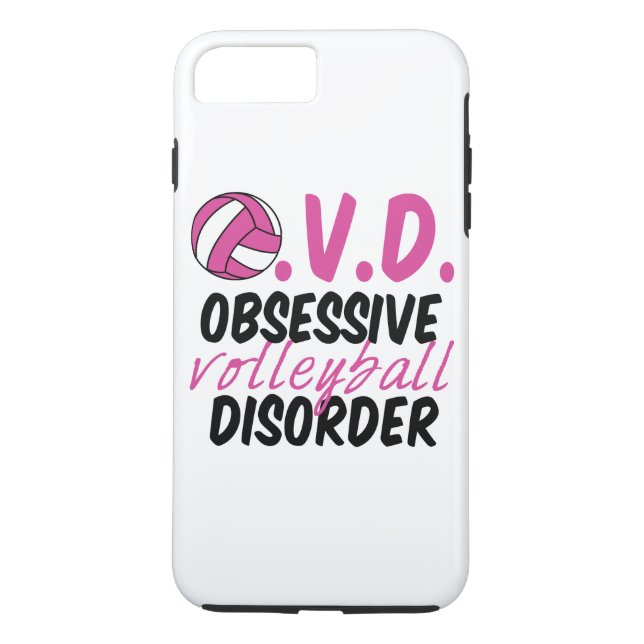 Obsessive Volleyball Disorder Case-Mate iPhone Case (Back)
