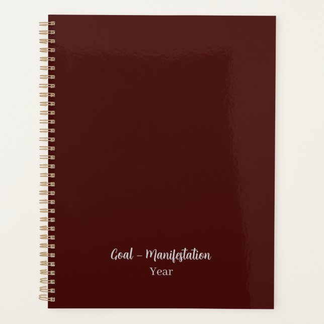 Obsidian Lava Planner (Front)