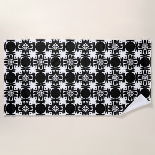Obsidian Medallion Beach Towel