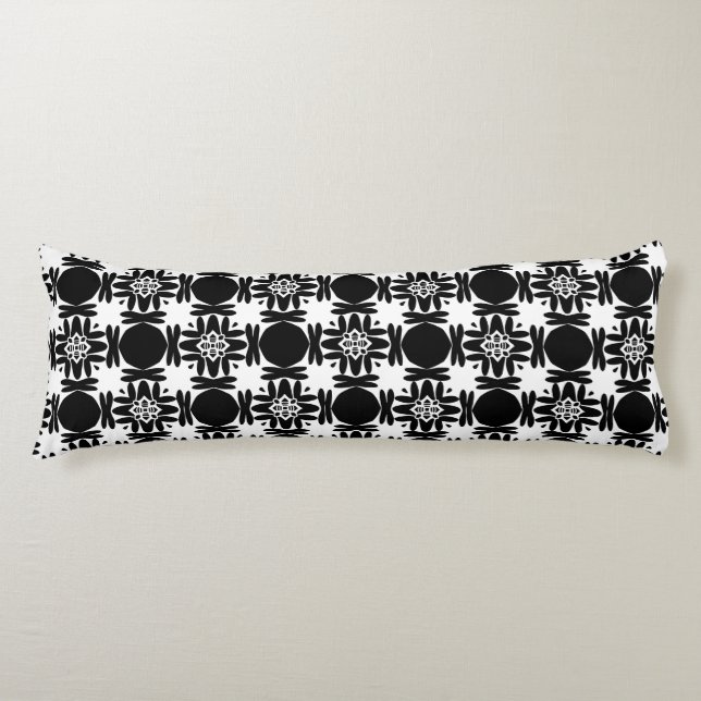 Obsidian Medallion Body Cushion (Front)
