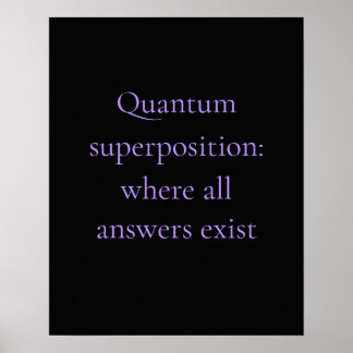 Obsidian Purple Quantum Graphic Poster