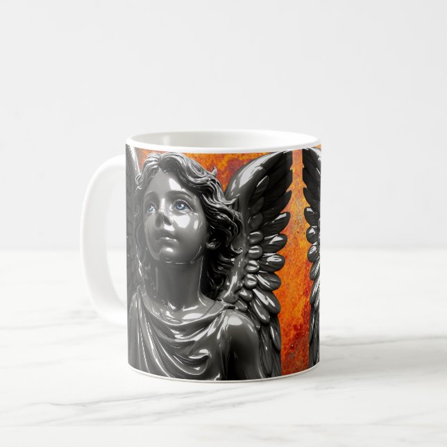 Obsidian Seraph Contrast Coffee Mug (Front Left)