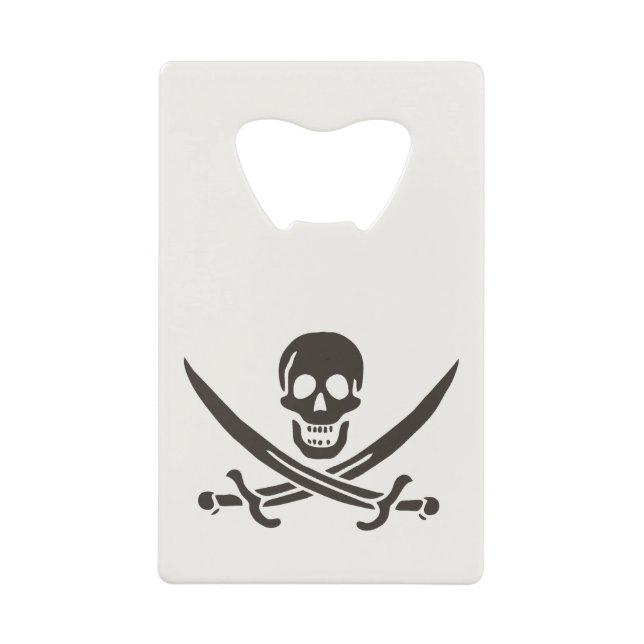 Obsidian Skull Swords Pirate flag of Calico Jack (Front)
