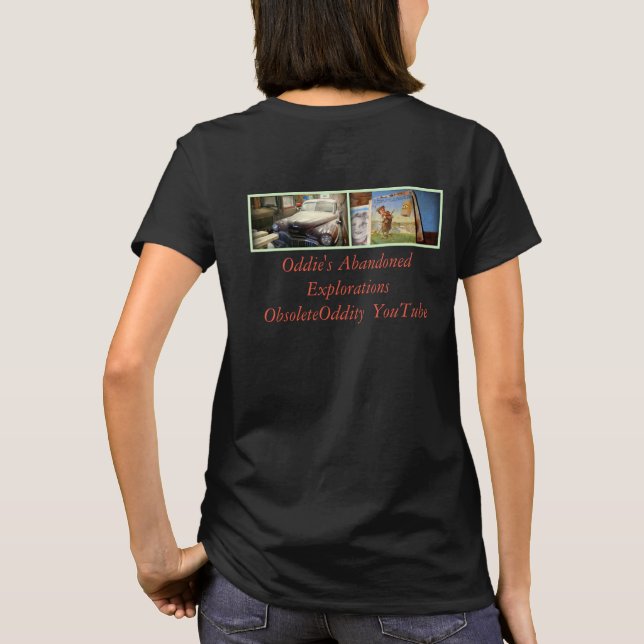 ObsoleteOddity Abandoned Explorations - Front/Back T-Shirt (Back)