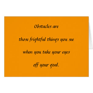Obstacles