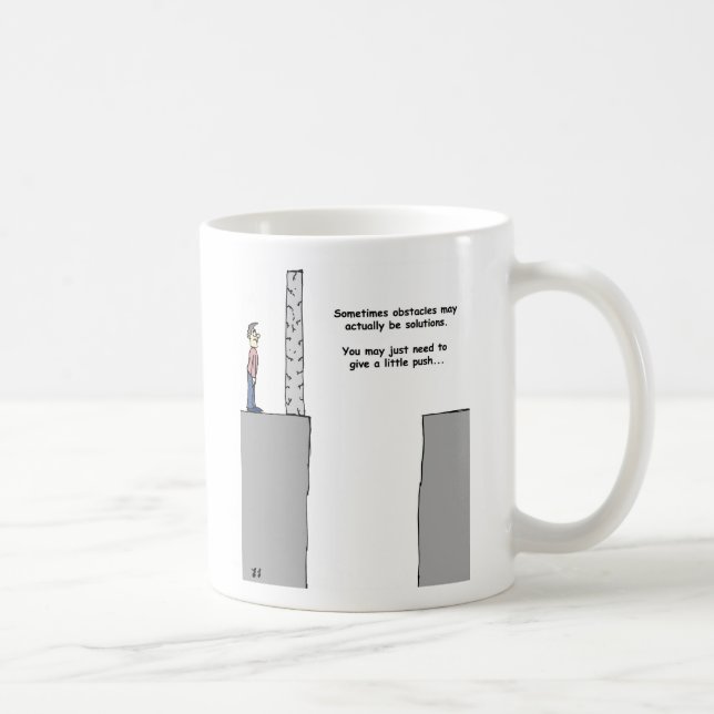 Obstacles into Solution Coffee Mug (Right)