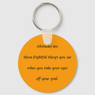 Obstacles Key Ring