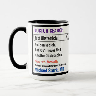 Obstetrician Funny Search Gift Mug