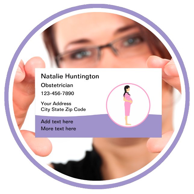 Obstetrician Gynaecologist Business Card  (Creator Uploaded)