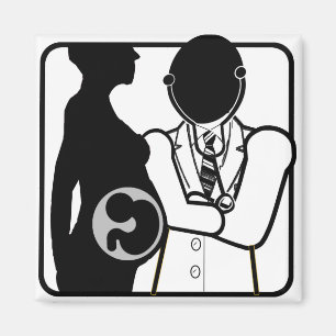 OBSTETRICIAN LOGO - WOMAN'S PERI AND POST NATAL DR MAGNET